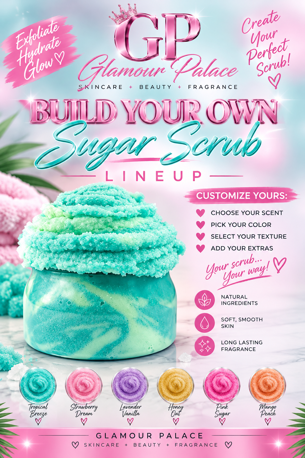 Build Your Own Sugar Scrub